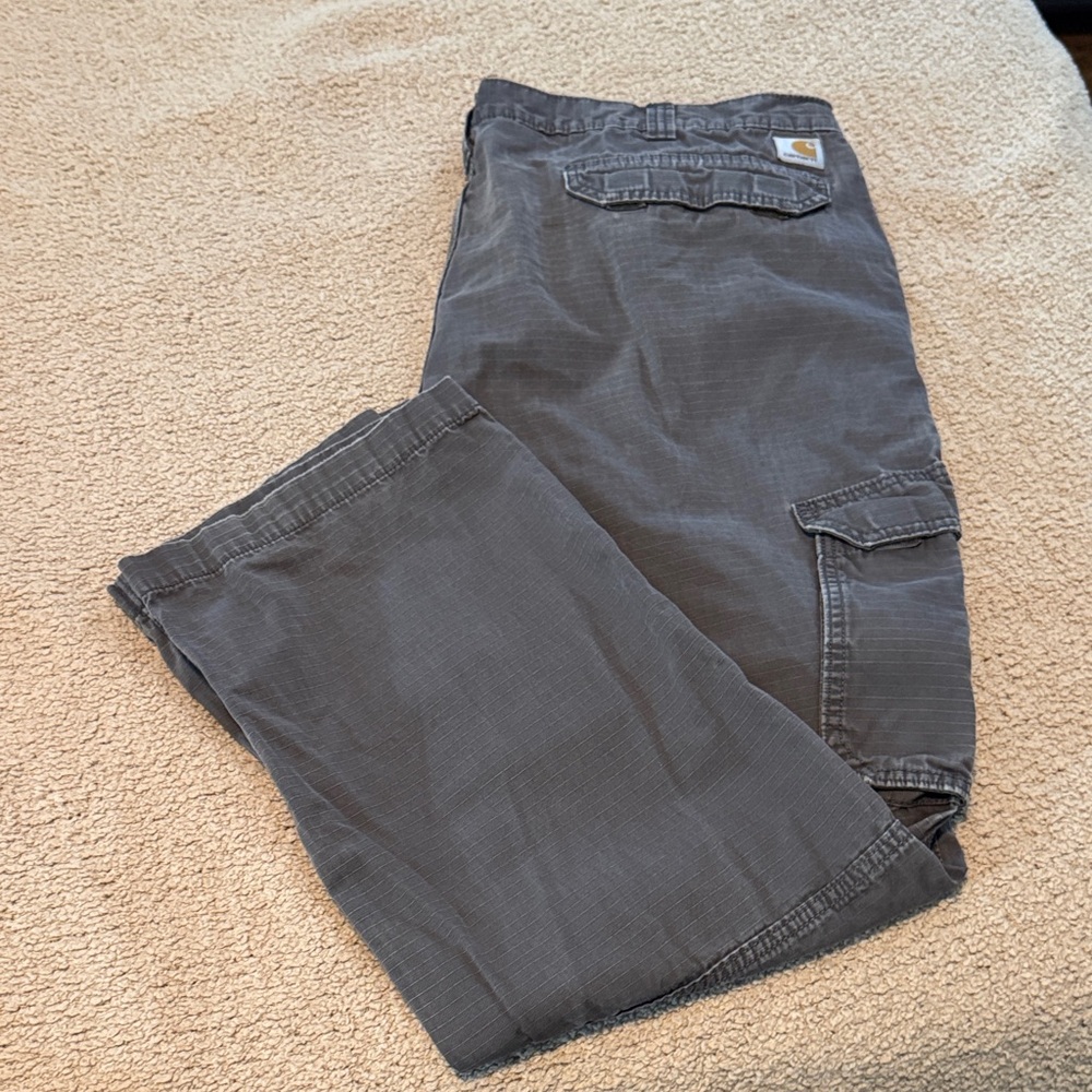 Carhartt Men's Charcoal Cargo Pants